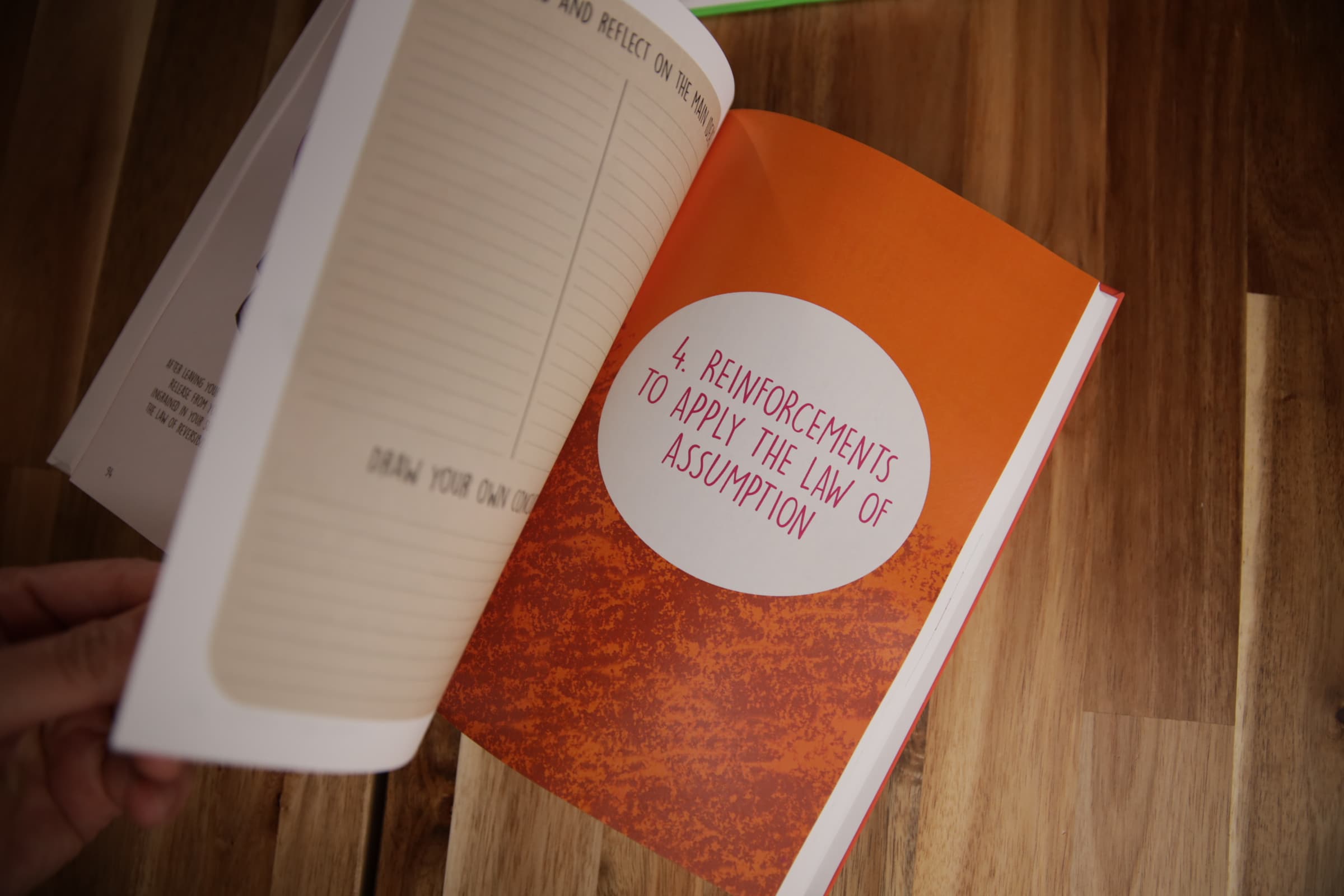 Graphic Law of Assumption — interior pages and cover photography